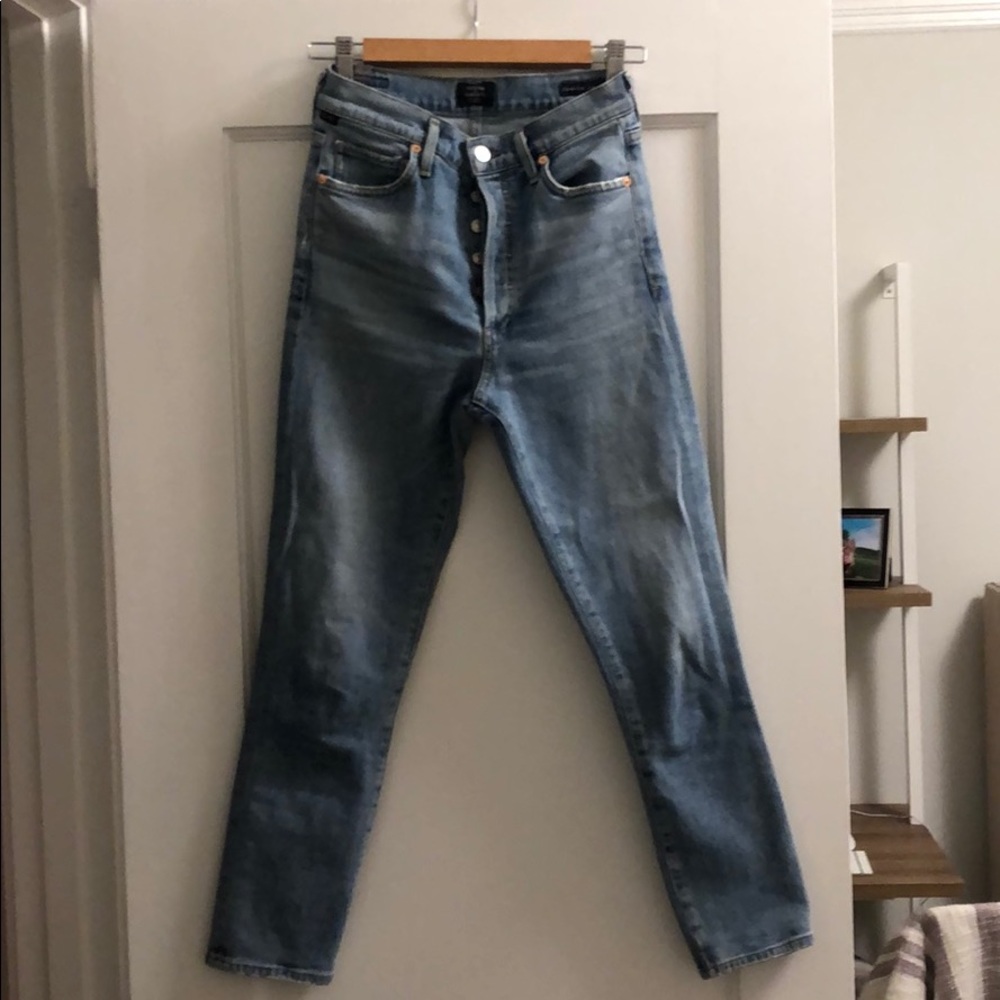 Citizens of Humanity size 25 Olivia crop high rise